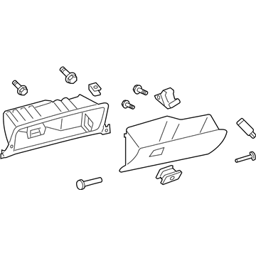 Toyota 55303-07010-A0 Glove Box Assembly