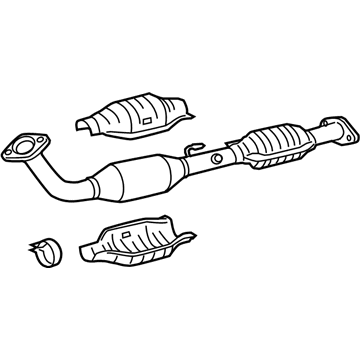 Toyota 17410-0C150 Converter & Pipe