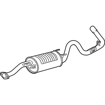 Toyota 17430-0C100 Muffler & Pipe