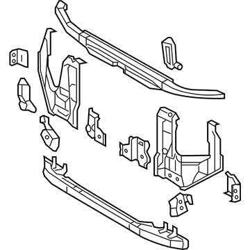 Toyota 53201-04090 Radiator Support