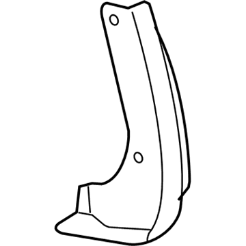 Toyota 76621-52120 MUDGUARD, Front Fender