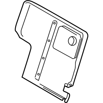 Toyota 71881-01020-B0 Back Panel