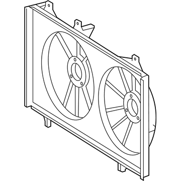 Toyota 16711-0V110 Cooling Shroud