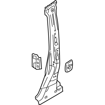 Toyota 61032-WB001 Center Pillar Reinforcement