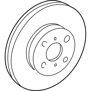 Toyota 43512-02111 Rotor