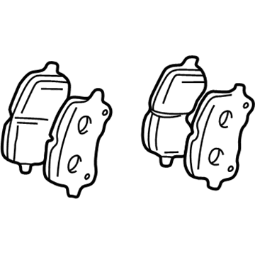 Toyota 04465-02070 Brake Pads