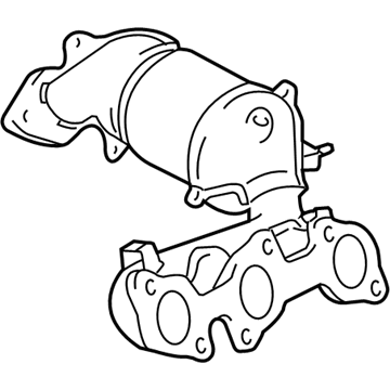 Toyota 17140-0P090 Right Exhaust Manifold Sub-Assembly