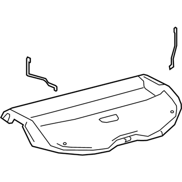 Toyota 64330-12C30-C1 Panel Assy,  Package Tray Trim