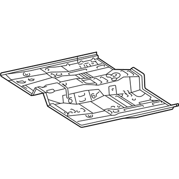 Toyota 58111-33903 Front Floor Pan