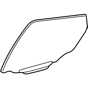 Toyota 68103-01040 Door Glass