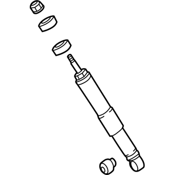 Toyota 48530-69695 Shock Absorber Assembly Rear Left