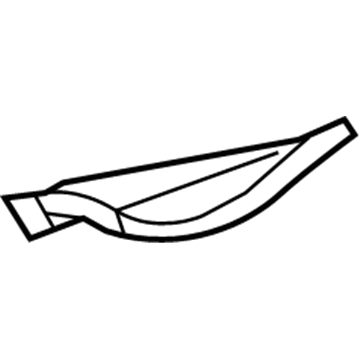 Toyota 61628-AE010 Extension, Quarter Panel, Upper Rear LH