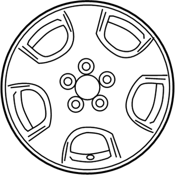 Toyota 42611-48300 Wheel, Disc