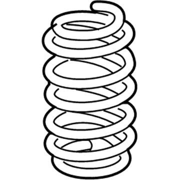 Toyota 48231-52A51 Spring, Coil, Rear