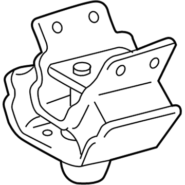 Toyota 12371-0P041 INSULATOR, Engine Mounting