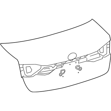 Toyota 64401-02E80 Panel Sub-Assembly, LUGG