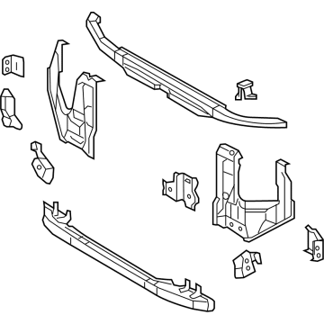 Toyota 53201-04130 Radiator Support