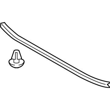 Toyota 53381-0C020 Seal, Hood To Radiator Support