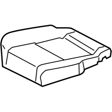 Toyota 71075-0C100-E5 Rear Seat Cushion Cover, Right (For Separate Type)