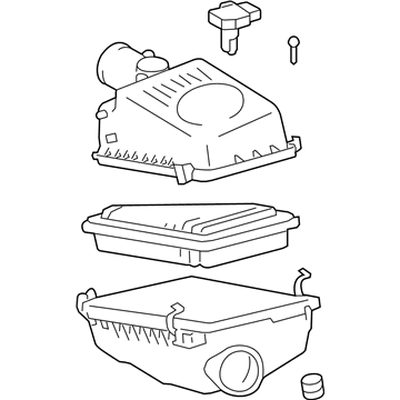 Toyota 17700-36211 Cleaner Assembly, Air W