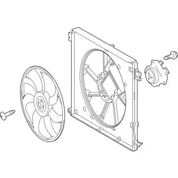 2024 Toyota Grand Highlander Fan Blade - 16360-F0100