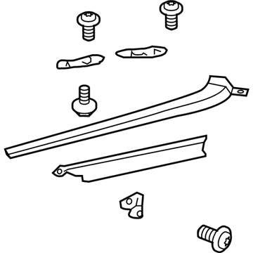 Toyota 75671-06011 Belt Molding