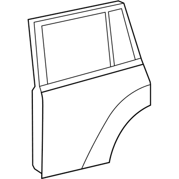 Toyota 67003-0E060 Panel Sub-Assembly, Rear D