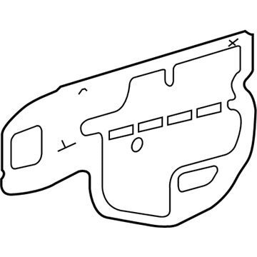 Toyota 67831-07050 Water Shield