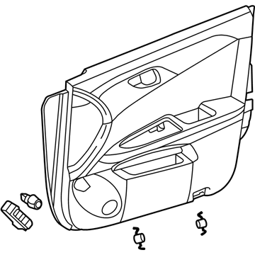 Toyota 67620-07060-C0 Panel Assembly, Door Trim