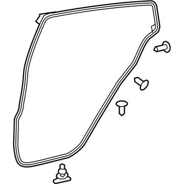 2017 Toyota Prius Door Seal - 67871-47051