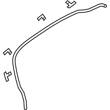 Toyota 63249-12501 Drain Hose, Passenger Side