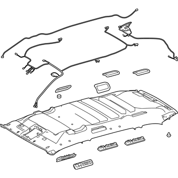 Toyota 63300-0E907-B0 Headliner, Gray