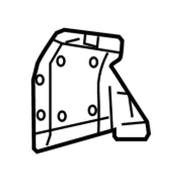 Toyota 61067-0R010 Inner Wheelhouse Extension