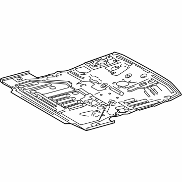 Toyota 58301-0E902 Pan Sub-Assembly, Rr FLO