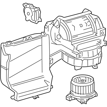 Toyota 87130-0C071 Blower Assembly