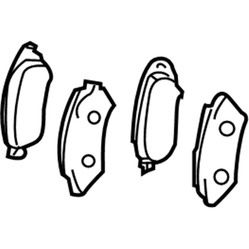 Toyota 04466-60120 Brake Pads