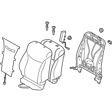 Toyota 71430-47370-E3 Seat Back Assembly