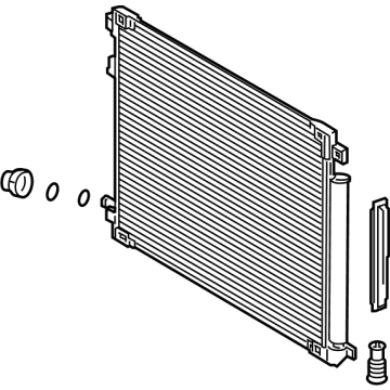 Toyota 884A0-42040 Condenser Assembly