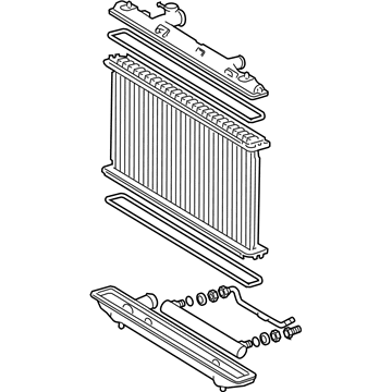 2008 Toyota Camry Radiator - 16400-0H220