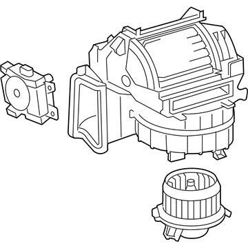 Toyota 87130-06330 Blower Assembly