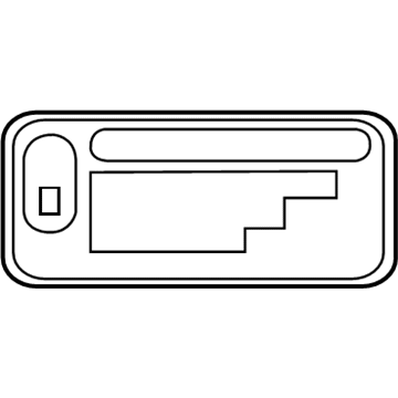 Toyota 69339-AA020 Child Lock Label