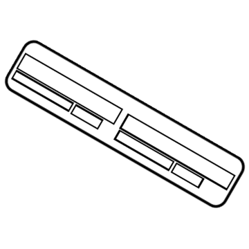 Toyota 88723-07030 A/C Label