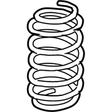 2014 Toyota Prius Plug-In Coil Springs - 48231-12A61