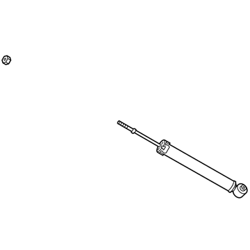 Toyota 48530-80533 Shock Absorber Assembly Rear Left