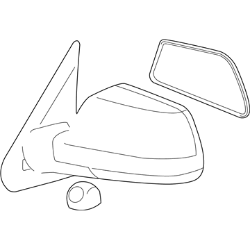 Toyota 87910-0C370-D1 Outside Rear Mirror Assembly