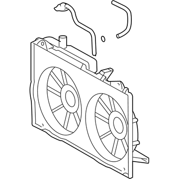 Toyota Prius Fan Shroud - 16711-21100