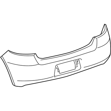 Toyota 52159-52954 Cover Rear Bumper L/CO