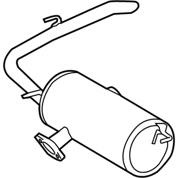 Toyota Sienna Exhaust Pipe - 17430-0P522