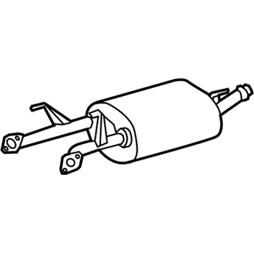 Toyota 17420-0S011 Center Exhaust Pipe Assembly