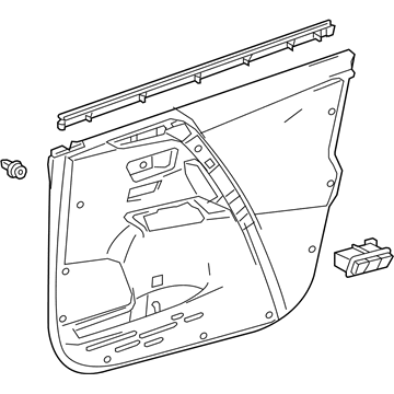 Toyota 67610-0R090-C2 Door Trim Panel